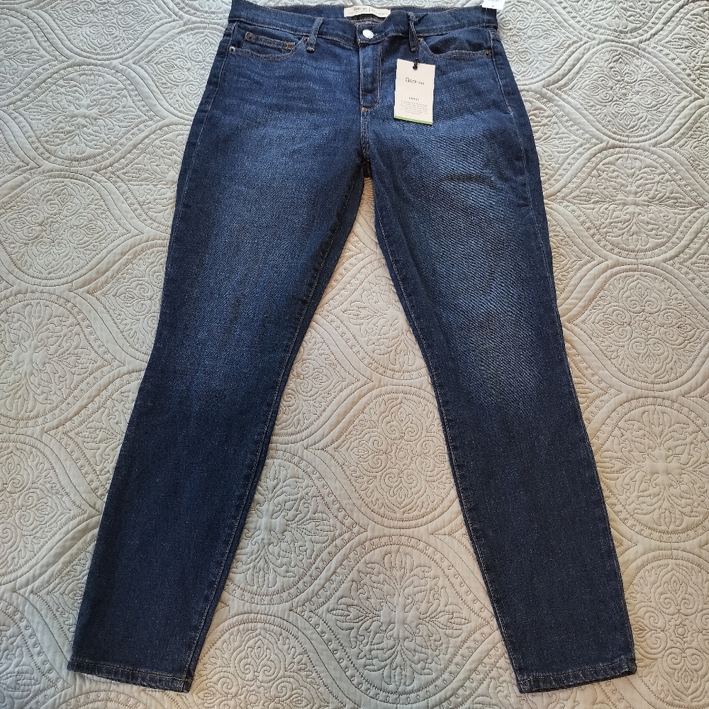 2/$30 NWT Gap‎ for Good True Skinny Womens Jeans 29R Sustainable Eco Friendly